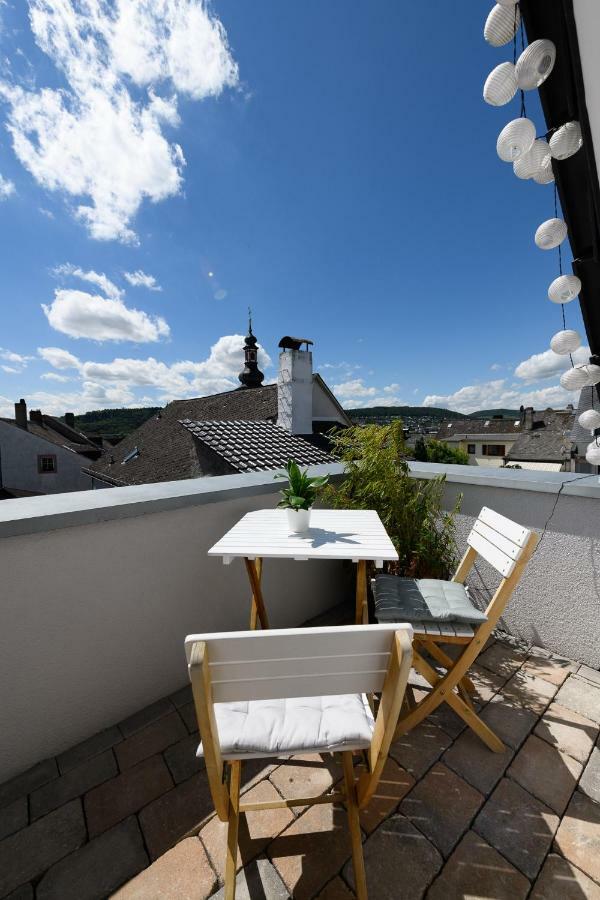 Apartament Teigenheim Rüdesheim nad Renem Zewnętrze zdjęcie
